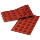 Silikomart SF006 24pcs 0.34 oz. Half-sphere Silicone Mold