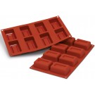 Silikomart SF090 8pcs 2.43 oz. Lingotto Silicone Mold