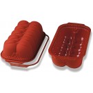 Silikomart SFT730 76.08 oz. Loaf Pan Fleur Uniflex Mold