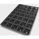 Silikomart SQ010 35pcs 2.02 oz. Pyramids Silicone Mold