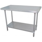 Advance Tabco VSS-246 24" x 72" 14 Gauge Spec-Line Work Table