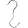 Omcan 10503 12Pcs 9 1/2" x 7/16" Stainless Steel "S" Swivel Hook