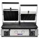 Omcan PG-IT-0737-R 21" Grooved Top and Bottom Surface Double Panini Grill
