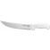 Omcan 12229 White Polypropylene Handle 10" Steak Knife