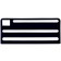 Omcan 17882 Extra Small Knife Racks Black Insert