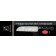 Omcan 21883 Black Handle Retail-Ready 7" Santoko Forged G-Edge Slicer