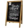 Omcan 31396 Mahogany Color Frame A-Frame Sidewalk Menu Chalkboard