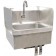 Omcan 37868 Side Splashes Hand Sink with Knee Valve Assembly