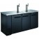 Omcan BB-CN-0020-DH 72.8" Solid Door Back Bar Cooler with Beer Dispenser