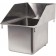 Omcan 39786 6" Left-Back-Right Splash 10" x 14" x 10" Stainless Steel Single Drop in Sink