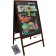 Omcan 39860 Remote Control Double Sided Refined Tempered Glass LED Display Flas Board