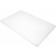 Omcan 41196 12" X 18" X 1/2" Polyethylene White Rigid Cutting Board
