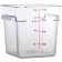 Omcan 80169 8 QT Polycarbonate Clear Square Food Storage Container