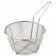 Omcan 80383 10Pcs 7" Handle 8 1/2" x 4 1/4" Round Wire Fry Basket 4 Mesh