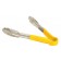 Omcan 80542 12Pcs Yellow Plastic Handle 9-inch Heavy-Duty Utility Tong