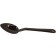 Omcan 85099 12Pcs 11-inch Black Polycarbonate Serving Spoon
