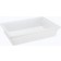 Omcan 85129 18" x 26" x 6" Polypropylene Rectangular White Food Storage Container