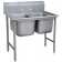 Advance Tabco 93-42-48 60"L 16 Gauge Standard Regaline Sink