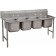 Advance Tabco 93-4-72 81"L 16 Gauge Standard Regaline Sink