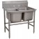 Advance Tabco 94-62-36 48"L 14 Gauge Spec-Line Regaline Sink
