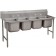 Advance Tabco 9-4-72 81"L 18 Gauge Super Saver Regaline Sink