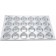 Winco AMF-24 24 Cup Aluminum Muffin Pan