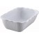 Winco CRK-10W White 10" x 7" Deli Crock