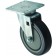 Winco CT-33 5" Wheels Universal Plate Caster Set for 3-1/2" Square Plate