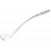 Winco CVLD-13C Curv Series 1 oz Clear Polycarbonate One-Piece Ladle