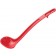 Winco CVLD-8R Curv Series 3/4 oz Red Polycarbonate One-Piece Ladle