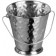 Winco DDSA-103S Hammered Stainless Steel 5" x 5" H Mini Pail