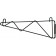 Omcan 24253 18" Epoxy Wall Bracket