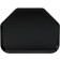 Winco FGTT-1814K Black 18" x 14" Fiberglass Trapezoid Dining Tray