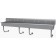 Advance Tabco FS-WM-100-ADA 100"L 5" Deep 14 Gauge Manual Operated A.D.A. Multiwash Hand Sink