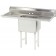Advance Tabco FS-1-1824-24RL 2-Drain 1-Compartment Fabricated NSF Sink