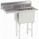 Advance Tabco FS-1-1824-18L Left-Hand Drainboard 1-Compartment Fabricated NSF Sink
