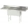Advance Tabco FS-2-3024-24RL 2-Drain 2-Compartment Fabricated NSF Sink