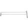 Winco GHC-16 16" Chrome Single Channel Wire Glass Hanger