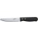 Winco K-85P 5" Blade Black Plastic Handle Jumbo Steak Knives