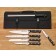Winco KFP-KITA ACERO 7-Pc Knife Bag Set (KFP-35, 61, 80, 82, 101, 122, KBG-11, KS-06)