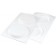 Silikomart KIT TART RING 15 4.8" Dia. White Silicone Tart Mold Kit