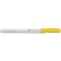 Winco KWP-121Y STAL 12" Yellow Polypropylene Handle Straight Bread Knife