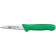 Winco KWP-30G STAL 3-1/4" Green Polypropylene Handle 2pcs/pk Paring Knife