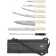 Winco KWP-KIT1 STAL 7-Pc Knife Bag Set (KWP-30,50, 60, 91, 101, 121, K-12S, KBG-11, bonus NS-12R)