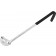 Winco LDCN-8K Winco Prime One-piece Stainless Steel 8oz Black Ladle
