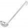 Winco LDIN-3 Winco Prime One-piece Stainless Steel 3oz Ladle