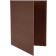 Winco LMD-814BN Brown Two-Views Menu Cover For 8-1/2 X 14" Inserts