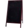 Winco MBAF-4 A-Frame 44" x 25-1/4" Mahogany Marker Board