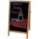 Winco MBAF-5 A-Frame 45" x 26-1/4" Natural Marker Board