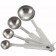 Winco MSPD-4X 4-piece Deluxe Stainless Steel Measuring Spoon Set